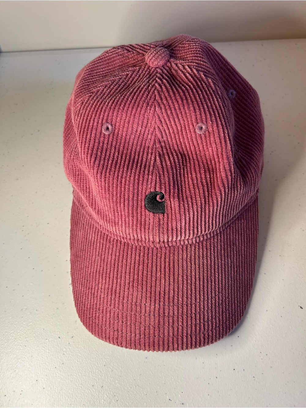 Carhartt Corduroy Baseball Cap in Dusty Rose Adjustable EUC 100% Cotton
